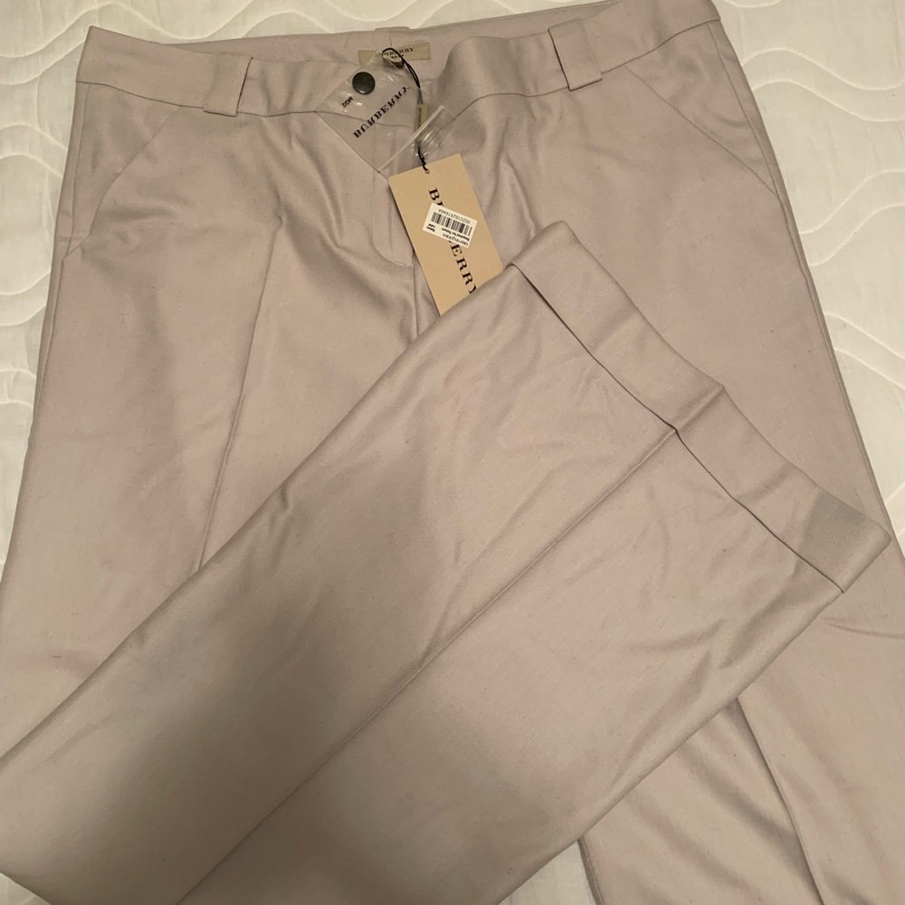 NWT, Burberry pants, wide leg, size 10